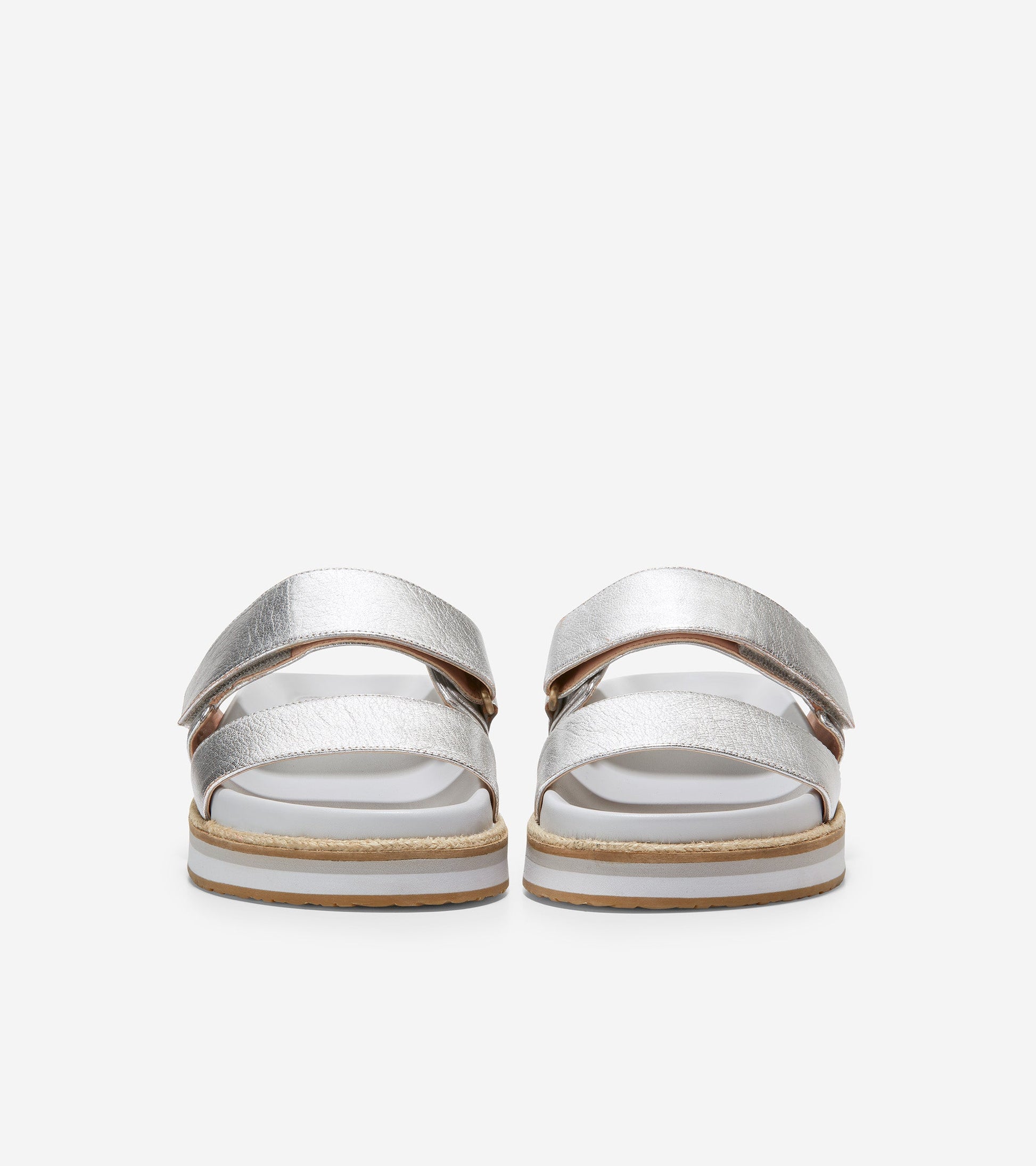 Cloudfeel Slide Sandal Silver Leather - CH