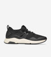 ZERØGRAND All-Day Trainer Black Knit-Ivory - CH